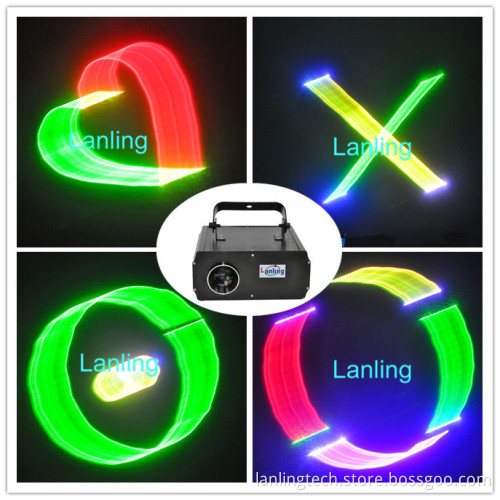 3D Laser Projector RGB Laser Light DJ Lighting